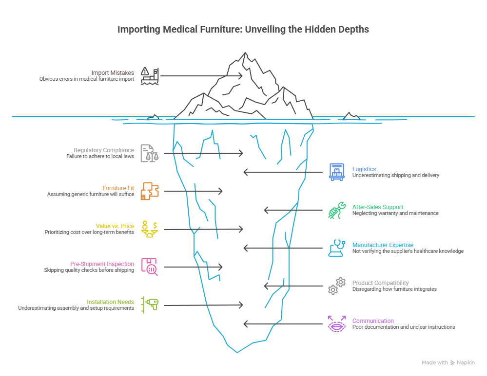 Mistakes to Avoid When Importing Medical Furniture