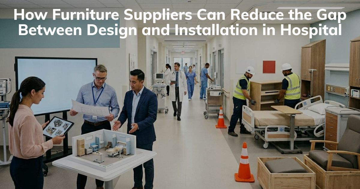 How Furniture Suppliers Can Reduce the Gap Between Design and Installation in Hospital